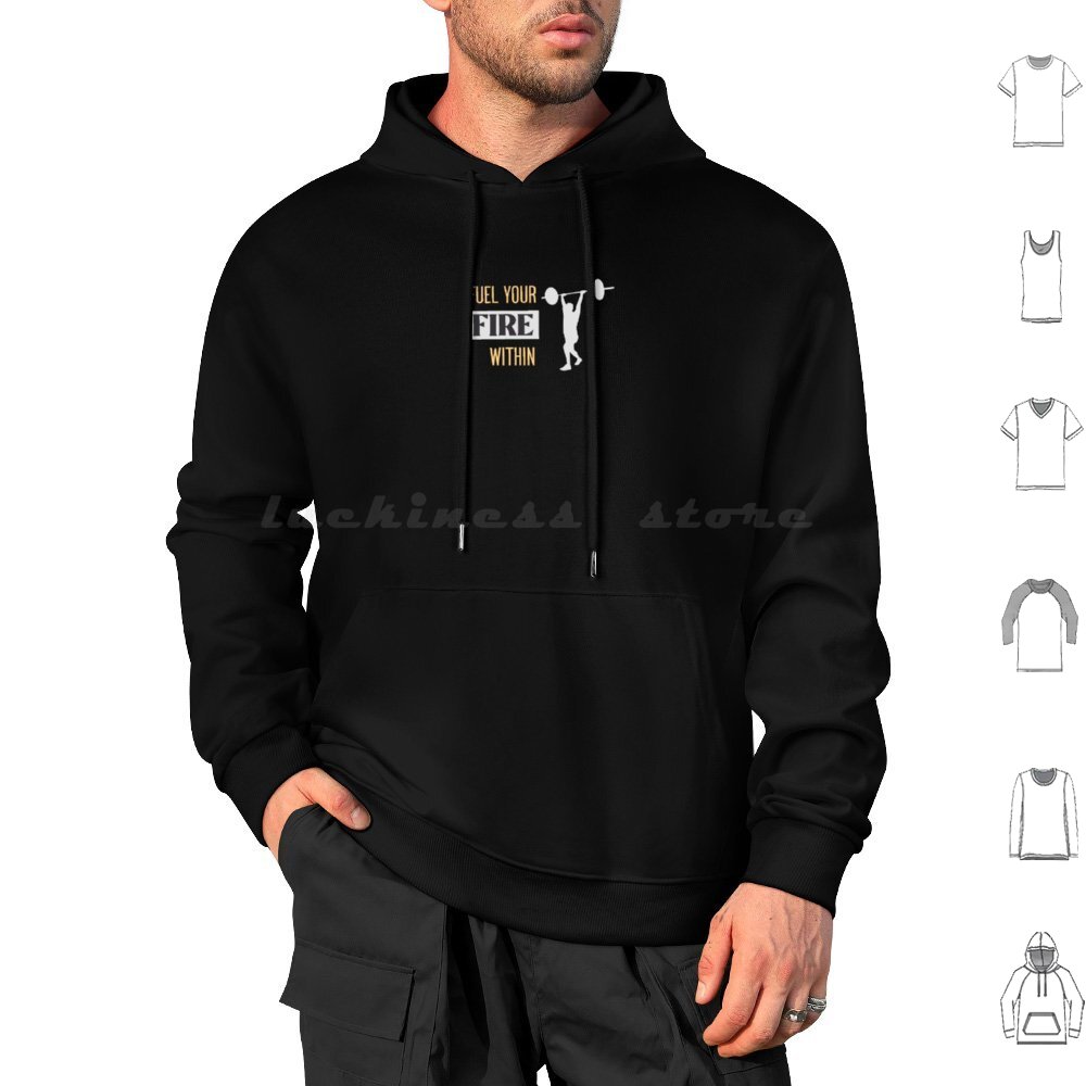 Fuel Fitness & Nutrition Oakbank - Brandstof je vuur binnen Hoodie Katoen