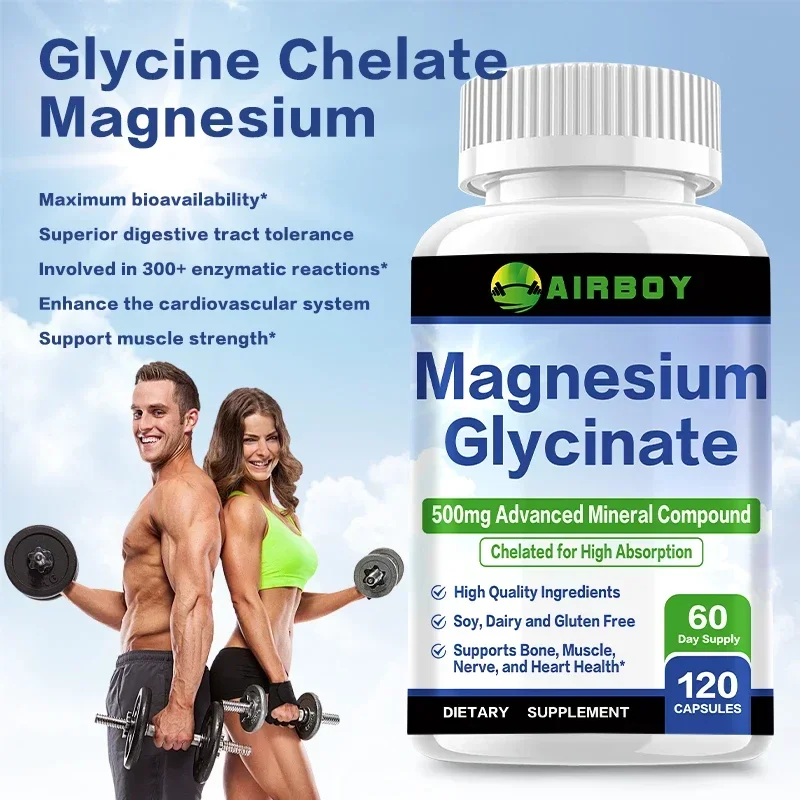 Magnesium Glycinate Capsule - Magnesiumglycinaat 500 mg - Zeer goed