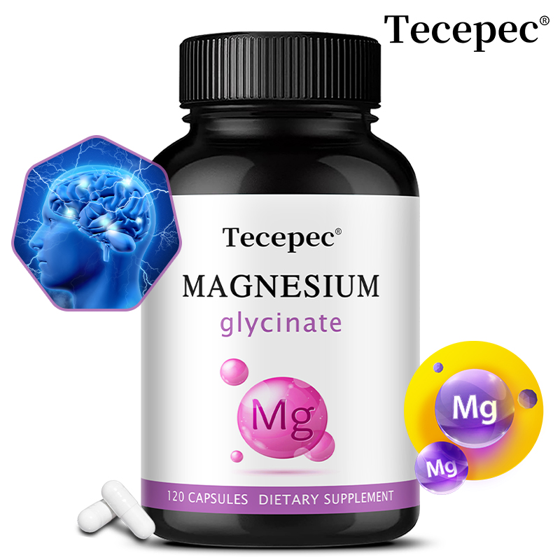 Magnesium Glycinate Capsule - Magnesiumglycinaat 1000 mg (engelijk tot 200
