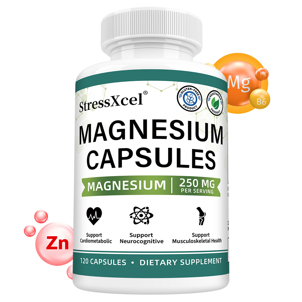 Magnesium Glycinate Capsule - Magnesiumglycinaat met hoge absorptie, 250 mg