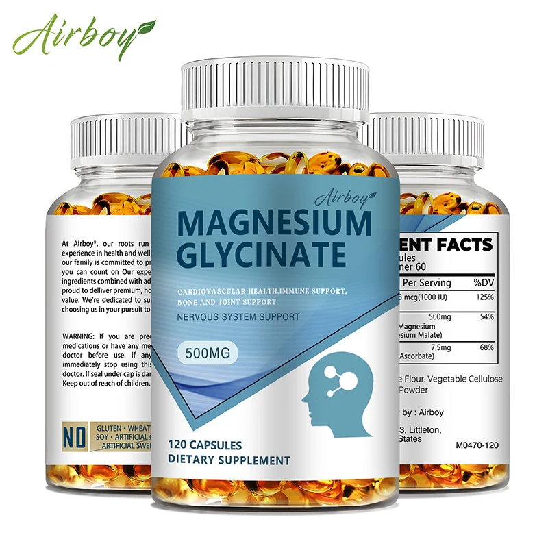 Magnesium Glycinate Capsule - Magnesiumglycinaat - Verbeter de slaap, ontspannen