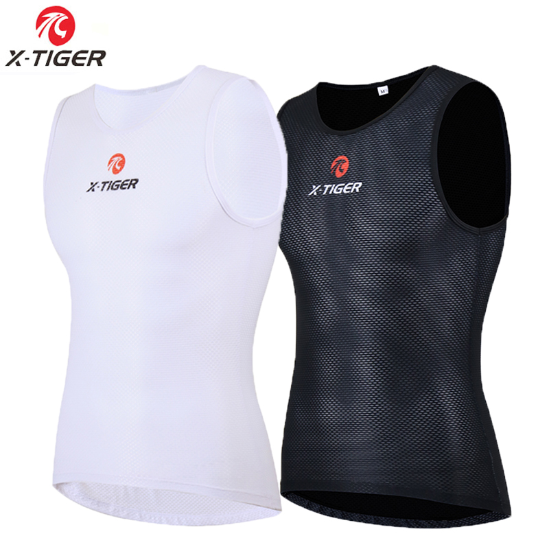 X Nutrition - X-TIGER Fietsondergoed Heren Mouwloos Fietsvest Cool