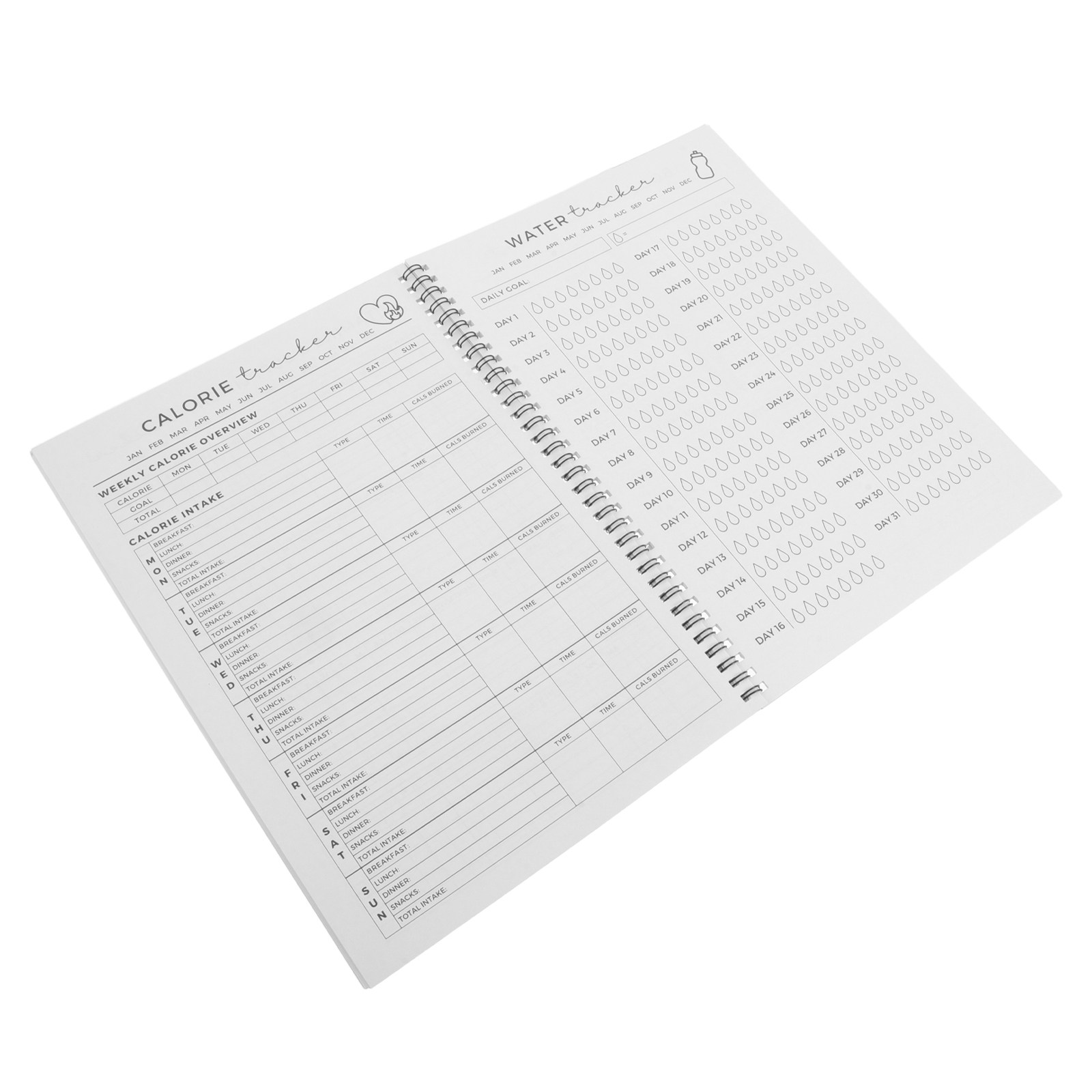 Nutrition Fitness Gym - Fitnessplanner Fitness Workout Dagboek 11.7x8.5 Workout