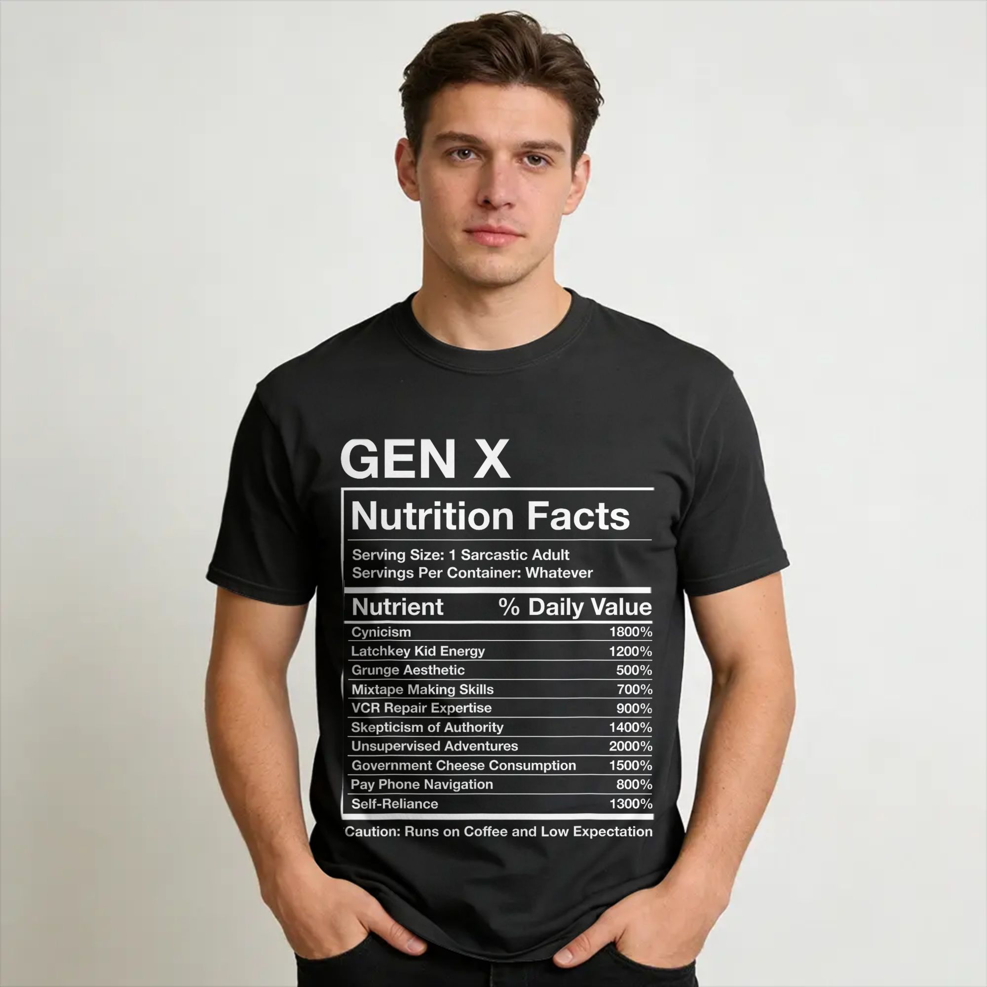 X Nutrition - Gen X Voedingsinformatie - Grappig Generatie