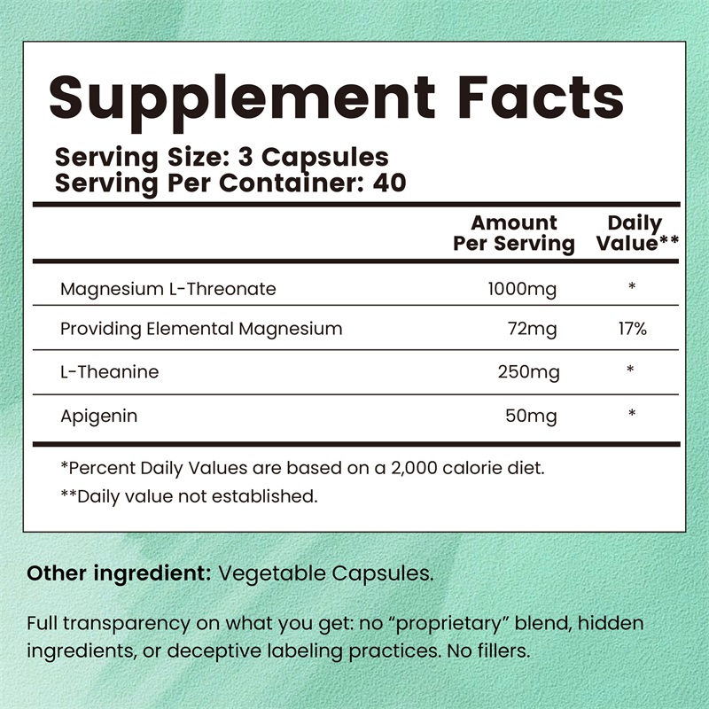 Magnesium L-threonaatcomplex - - Magnesium Glycinate Capsule recensie en prijs