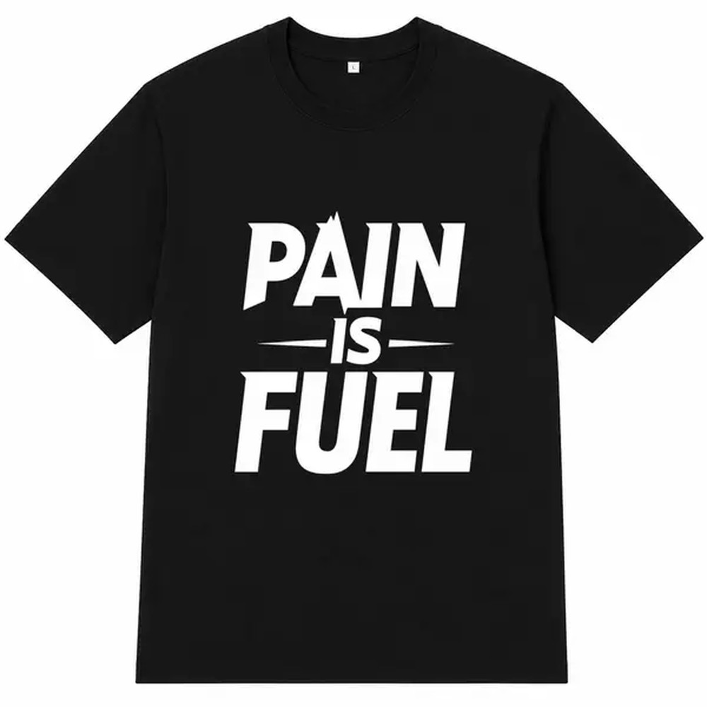 Pain Is Fuel T-shirt met lette - Fuel Fitness & Nutrition Oakbank recensie en prijs