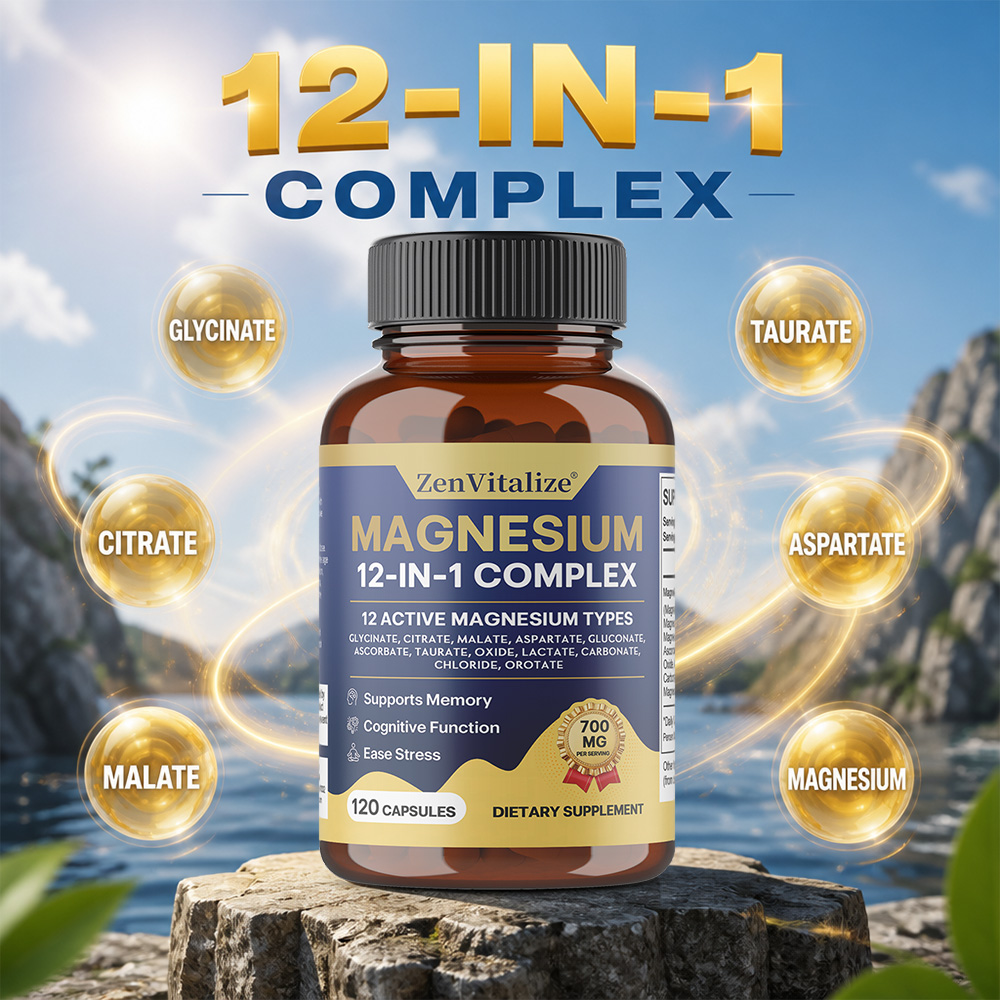 Magnesium Complex 12-in-1 Magn - Magnesium Glycinate Capsule recensie en prijs