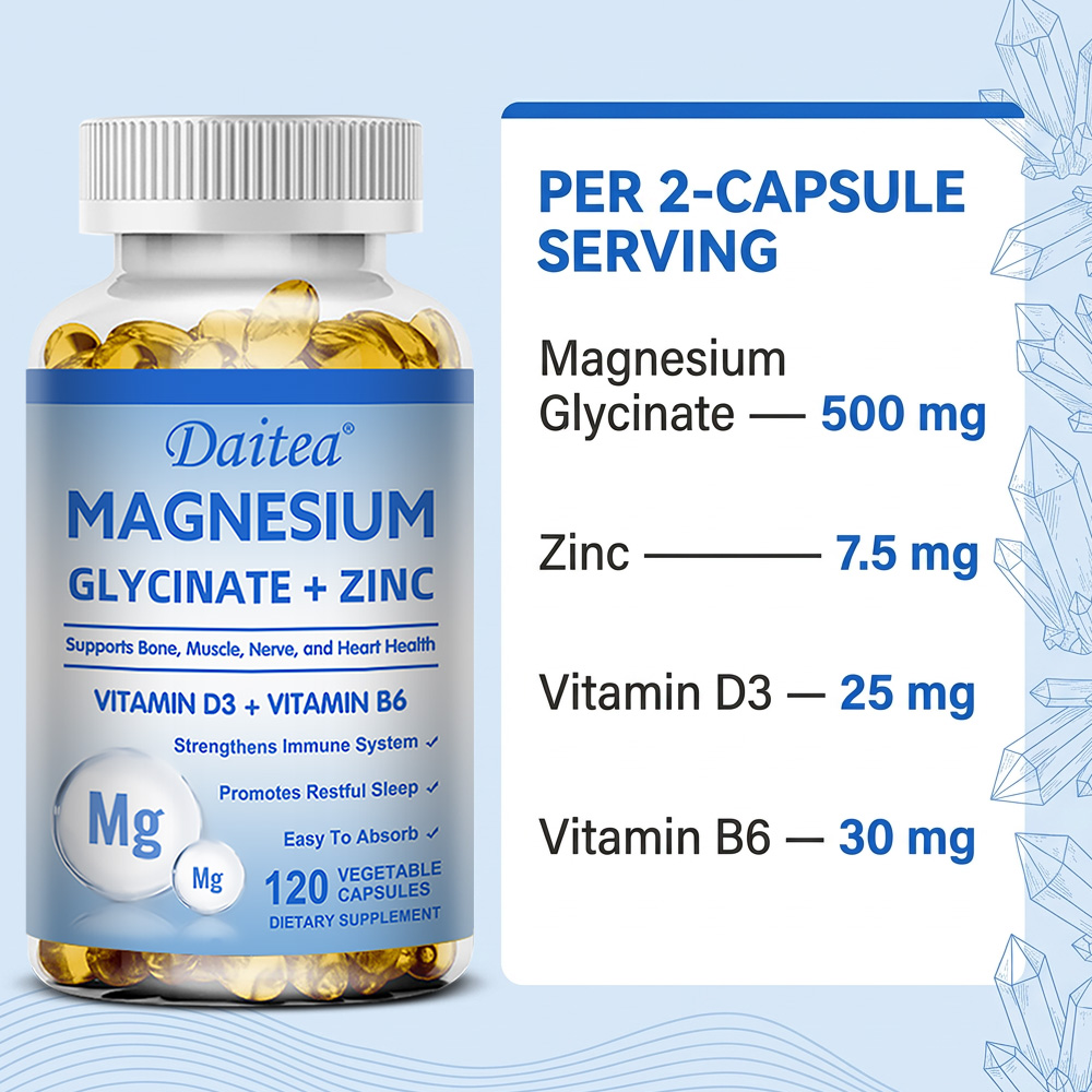 Magnesiumglycinaat + zink - Ve - Magnesium Glycinate Capsule recensie en prijs