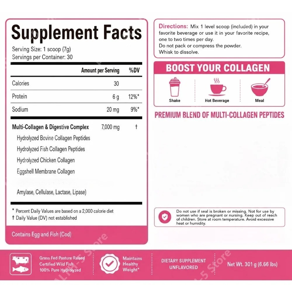 Gehydrolyseerd Multi Collageen - X Nutrition recensie en prijs