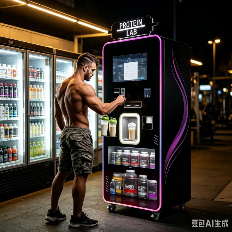 Proteïne Shake Automaat, Aange - Nutrition Fitness Gym recensie en prijs
