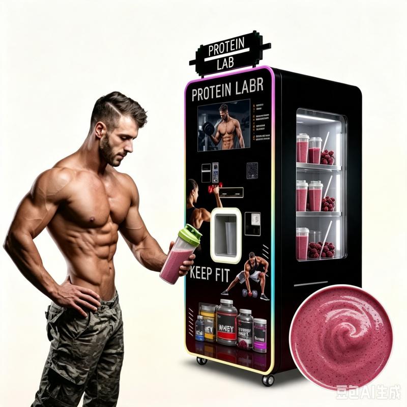 Proteïne Shake Automaat, Aange - Nutrition Fitness Gym recensie en prijs
