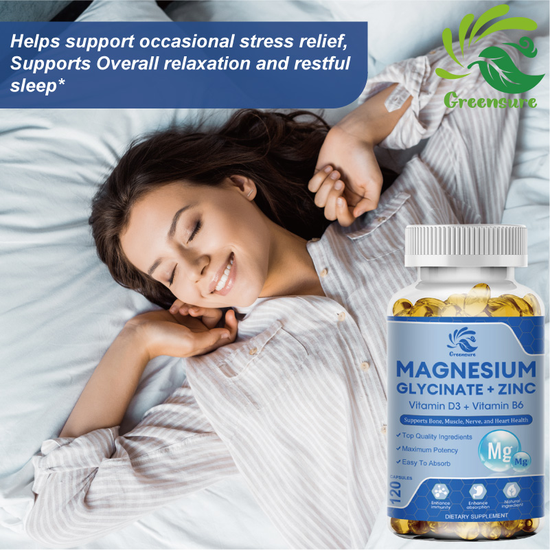 Magnesiumglycinat en zink Mine - Magnesium Glycinate Capsule recensie en prijs