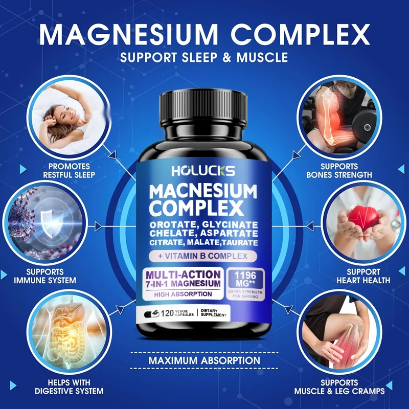 Magnesiumcomplex 1000 mg suppl - Magnesium Glycinate Capsule recensie en prijs