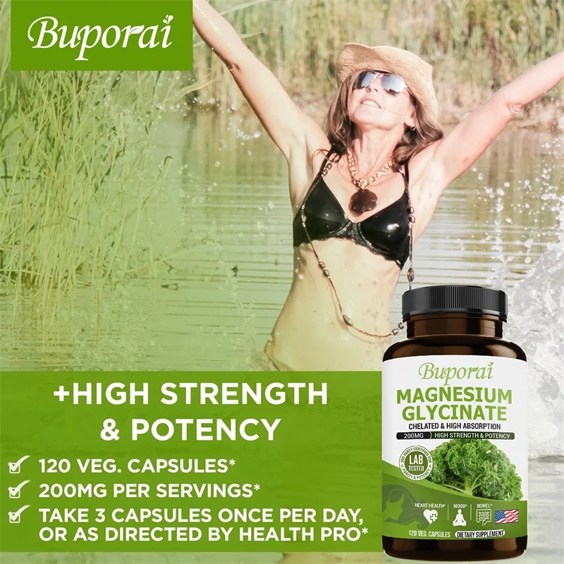 Magnesiumglycinaatcapsules hel - Magnesium Glycinate Capsule recensie en prijs